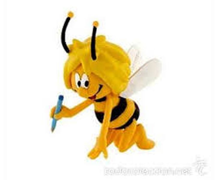 [43455] 43455 abeja maya pintando