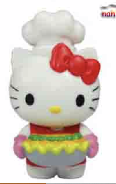 7004-HELLO KITTY COCINERA-( Samrio - 6 Cm.)
