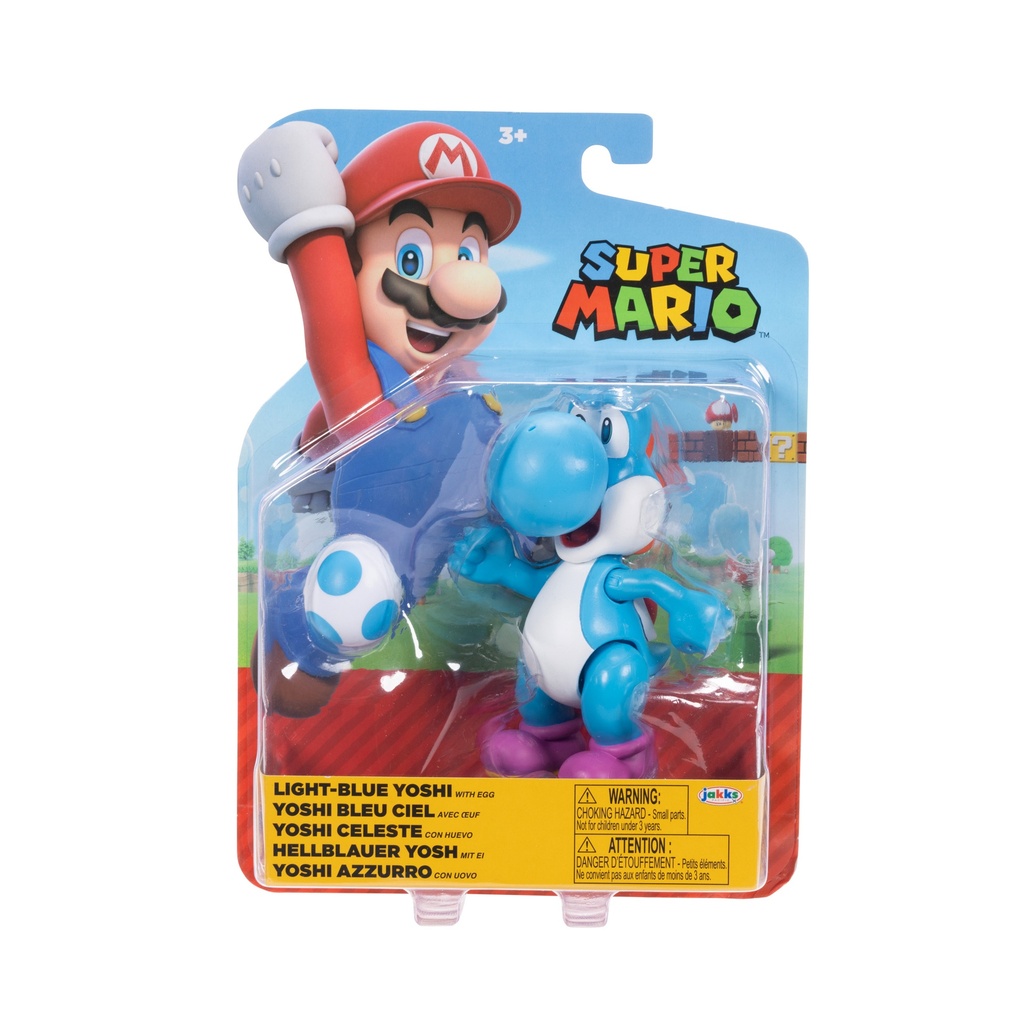 Super Mario 10 cm - Light blue Yoshi