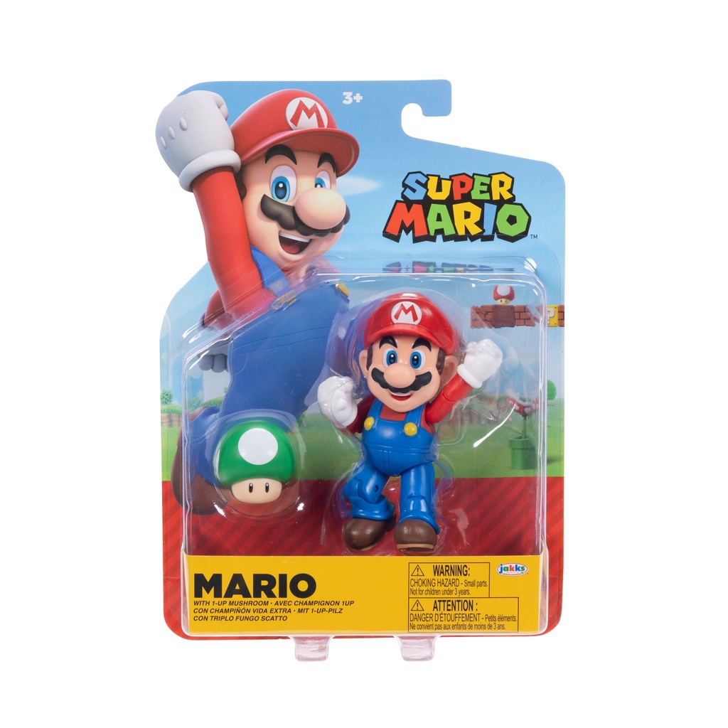 Super Mario 10 cm - Mario con Vida extra