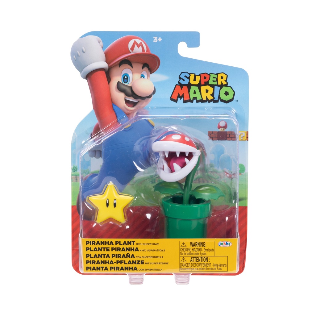 Super Mario 10 cm - Planta piraña