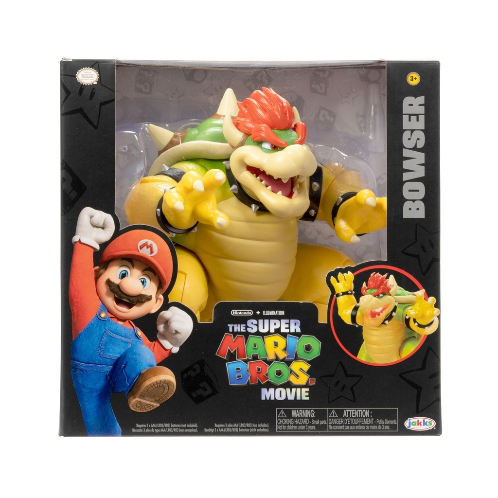 Super Mario Bros La Película - Figura Grande Bowser con funciones