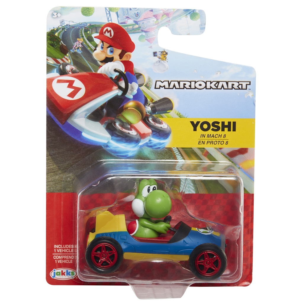 Super Mario -  Mini Kart 6 cm- Yoshi