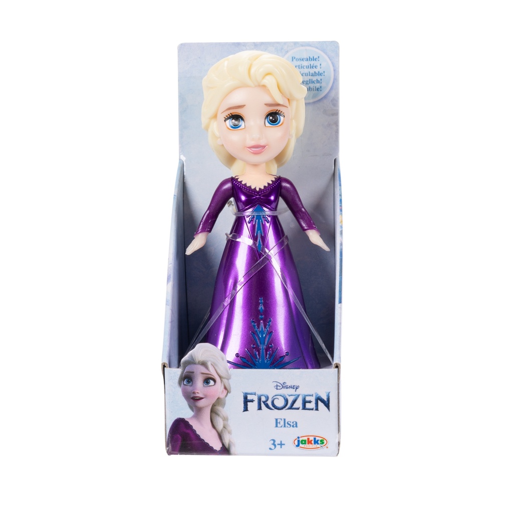 Mini Muñecas 8 cm - Elsa Morada