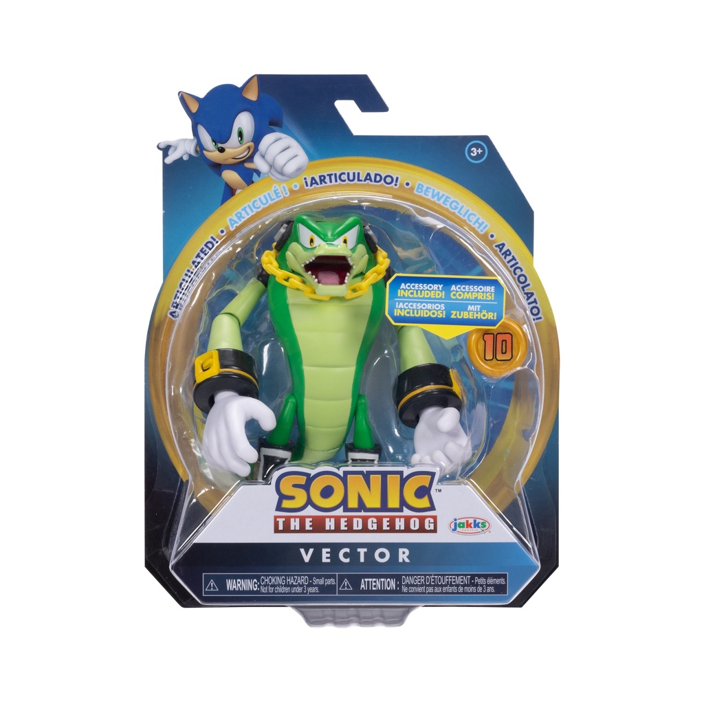 Sonic - figuras 10 cm con Accesorio- Vector