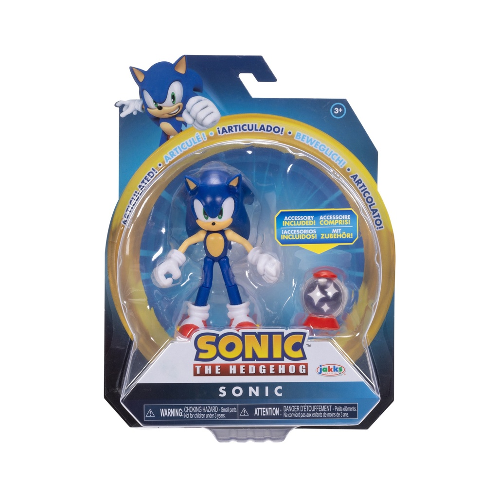 Sonic - figuras 10 cm con Accesorio- Sonic oscuro
