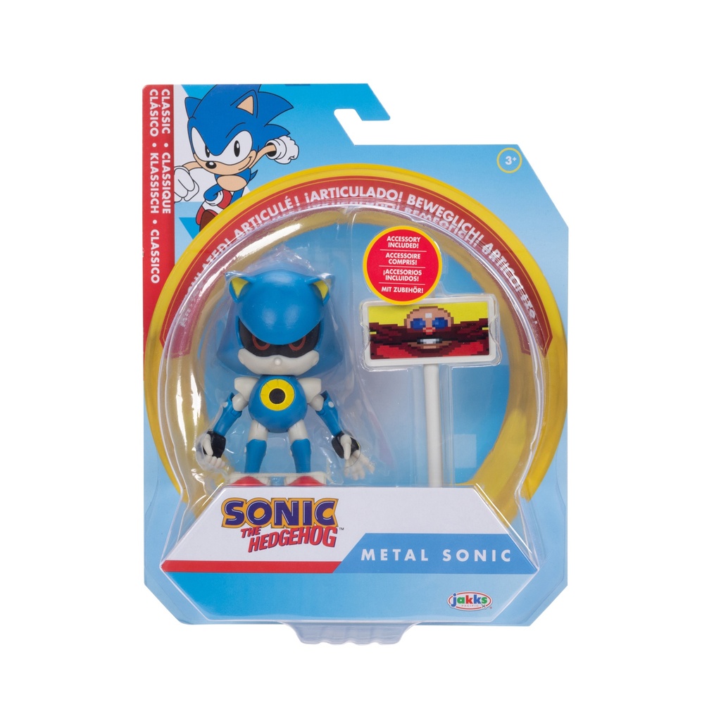[423064-4] Sonic - figuras 10 cm con Accesorio- Metal Sonic