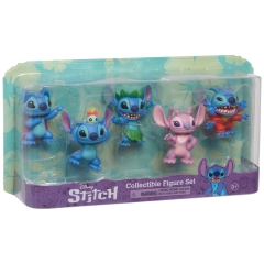 [46211] BLISTER 5 FIGURAS STITCH DISNEY 7CM