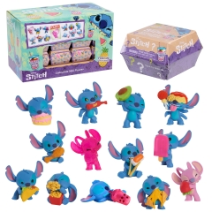 [46214] MINIFIGURAS SORPRESA STITCH BURGER 5 CM