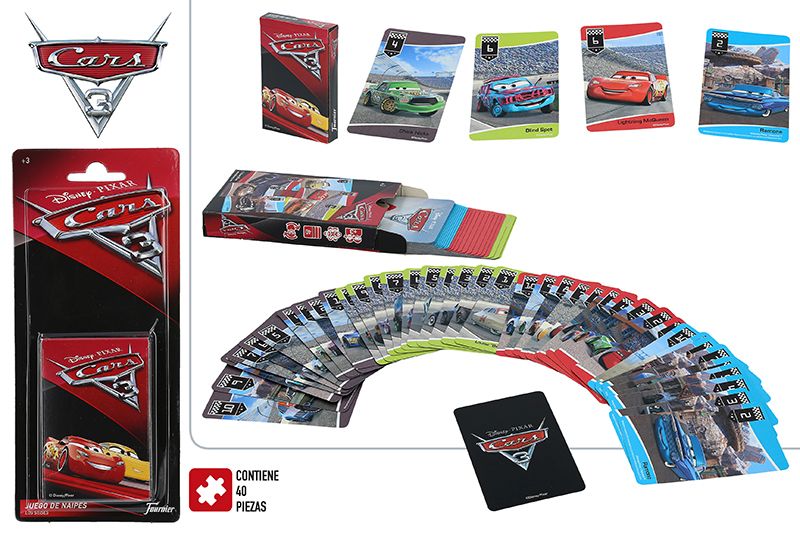 [71921] 1034804 - BARAJA NAIPES - CARS 3