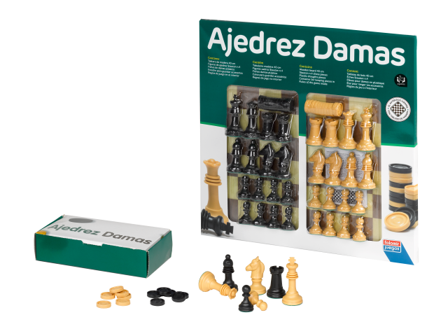 [27917] AJEDREZ-DAMAS 40CM.C/ACCS.