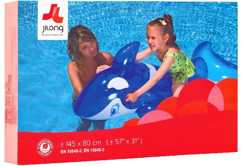 [60613] Inflable Ballena transparente