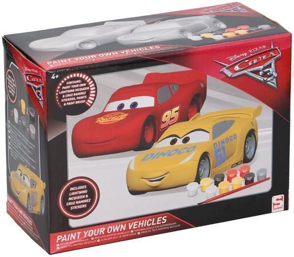 Coches 3 Figuras PL 2pc Disney Cb Mc Queen y Ramír