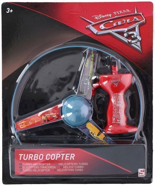 HELICÓPTERO TURBO CARS PLAST.DISNEYBLISTER