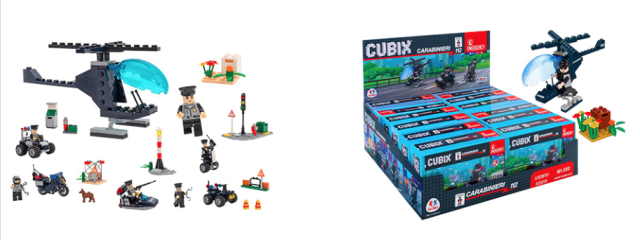 CARBINIERI VEHICLES BRICKS 60PCS 6ASS  12PCS D/BOX