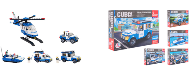 CONSTRUYE VEHICULOS POLICIA 5DIFERENTES