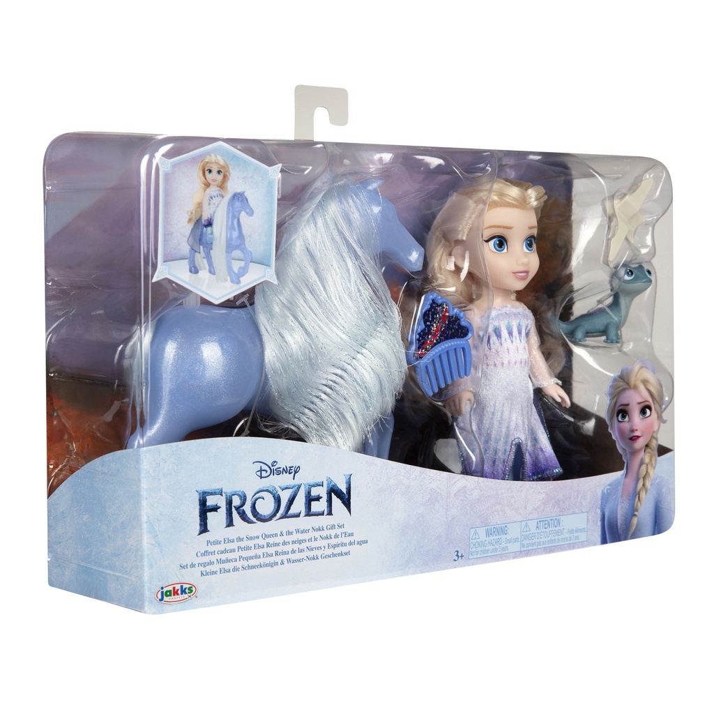 Set regalo Elsa Reina de las Nieves y Nokk Espírtu del agua 15 cm