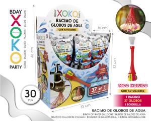 RACIMO DE GLOBOS DE AGUA 1PC