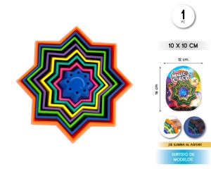 [49140] JUGUETE ANTIESTRES ESTRELLA MULTICOLORES