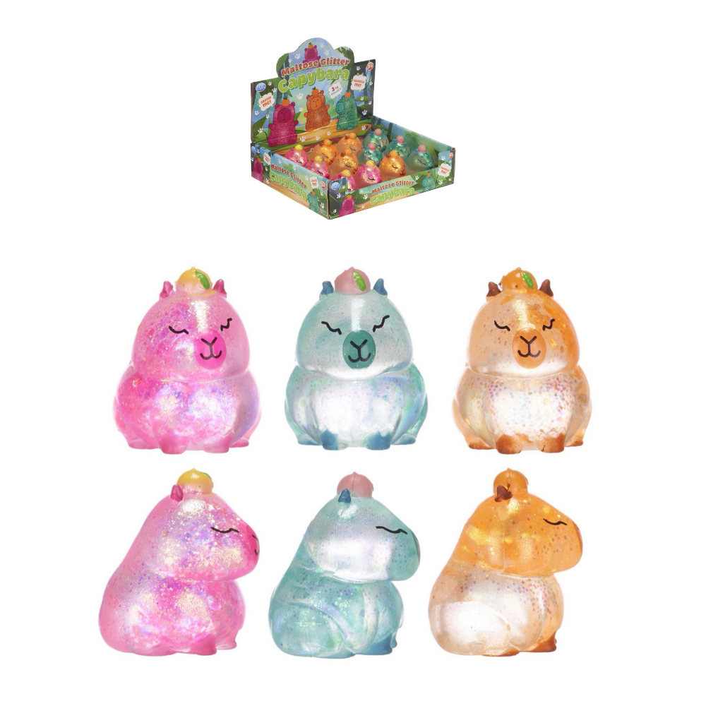 [65790] CAPIBARA GLITTER 3 MODELOS