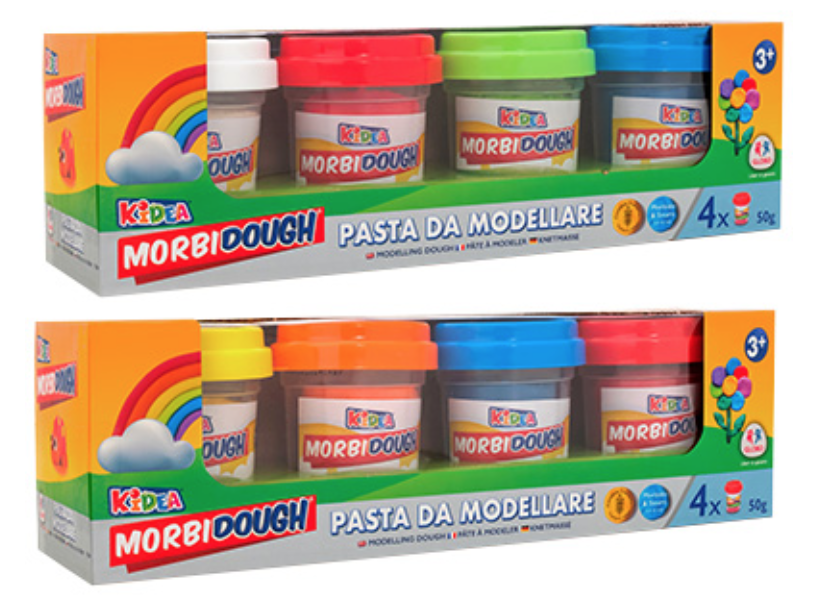 PLAY DOUGH 4 X 50grs 2ASST