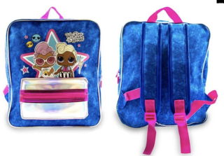 [420-050] MOCHILA CON BOLSILLO DE LENTEJUELAS LOL