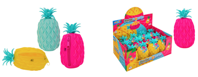 [39720] MONEDERO PIÑA DE SILICONA 12PCS D/BOX 3MODELOS