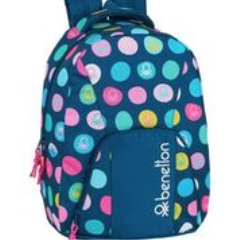 [612050571] MOCHILA ADAPT.CARRO BENETTON TOPOS MARINO