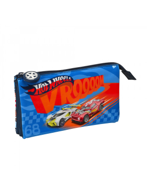 [812238744] PORTATODO TRIPLE HOT WHEELS "CHALLENGE"