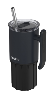 QUOKKA TAZA TERMO A.INOX 720 ML UMI BLACK BASE SILICONA