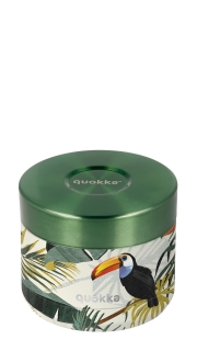 [40103] QUOKKA RECIPIENTE COMIDA TERMICO A.INOX 360 ML WHIM TROPICAL