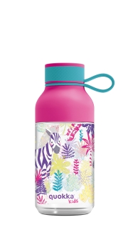 [40159] QUOKKA KIDS BOTELLA ECOZEN ICE 430 ML ZEBRAS COLGADOR
