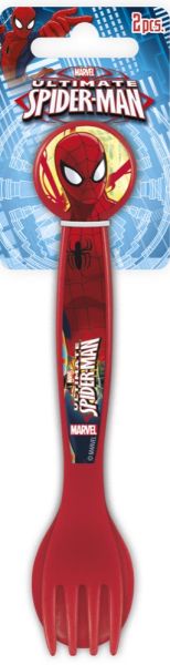[33417] St Set Cubiertos Spiderman