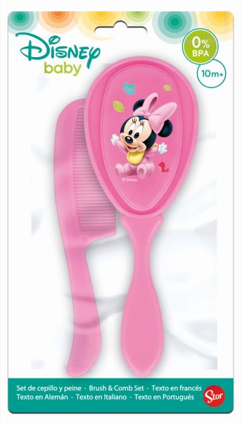 [39900] St Set Cepillo Y Peine Disney Minnie