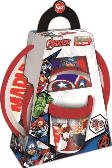 [57781] St Set Antides.Prem.Bicolor 3Pcs Avengers  Comic Heroes