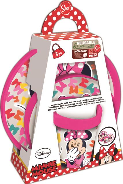 [51181] St Set Antides.Prem.Bicolor 3Pcs Minnie So Edgy Bows
