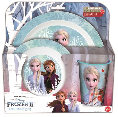 [51049] St Set Micro 3 Pcs Frozen Ii Blue Forest