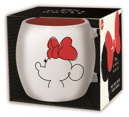 [258] St Taza Ceram.Globe 380 Ml En Caja  Regalo Minnie Mouse