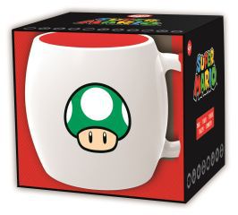 [378] St Taza Ceramica Globe 380 Ml. Super  Mario En Caja Regalo