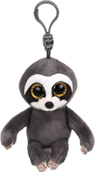 CLIP DANGLER - GREY SLOTH 10CM