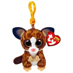 CLIP BINKY-BABY BROWN 10CM
