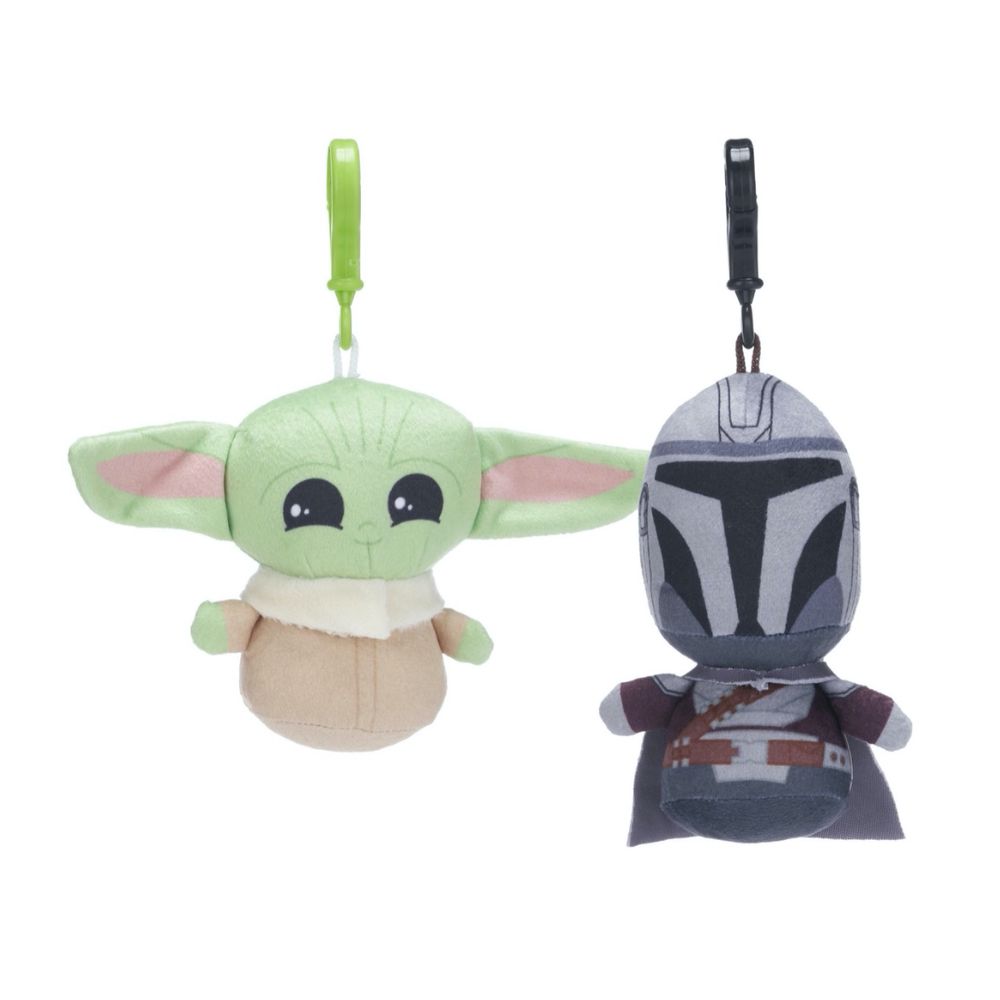 [1049] LLAVERO CLIP ON MANDALORIAN Y AMIGO 9CM BUDDIES