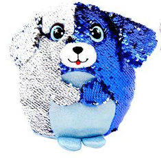 [83417] PERRO OVALADO LENTEJUELAS