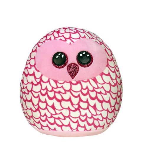 [39300TY] SQUISH PINKY OWL 25CM