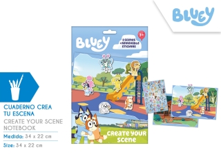 CUADERNO CREA TU ESCENA BLUEY
