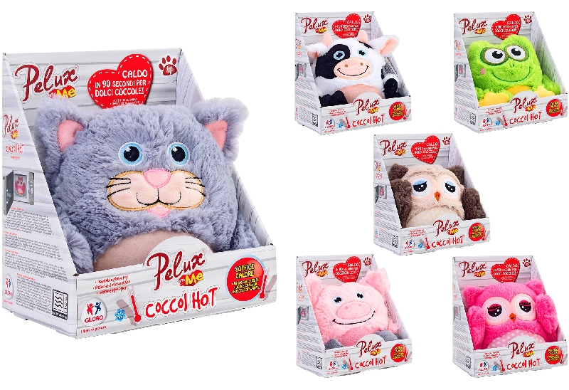 [38289] MICROWAVEABLE PLUSH ANIMAL CM15,5 LAVENDER SCENTED