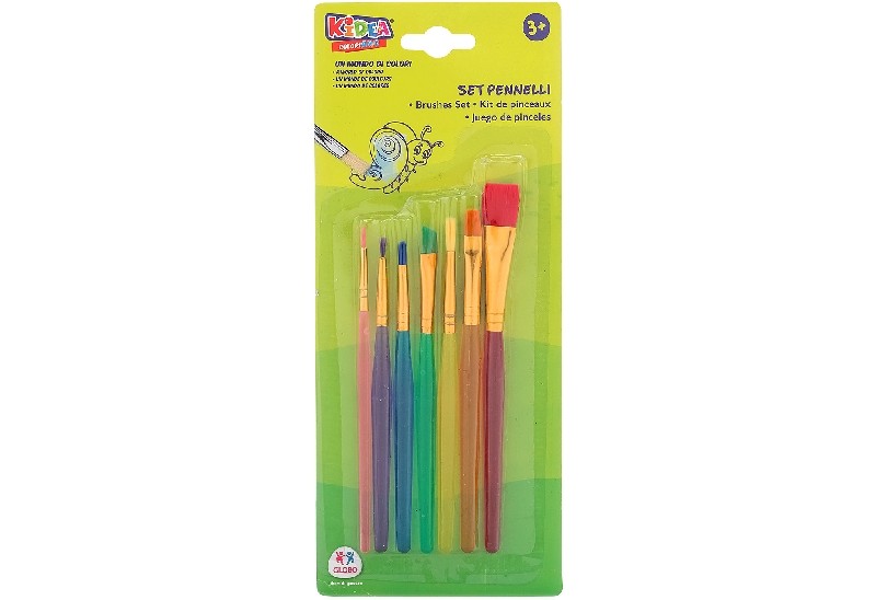 [38944] SET PINCELES 7 PCS KIDEA