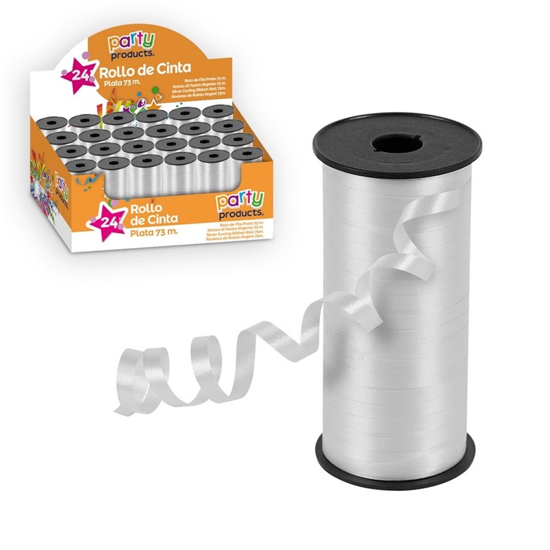 ROLLO DE CINTA PLATA 73 M. CAJA EXPO 24