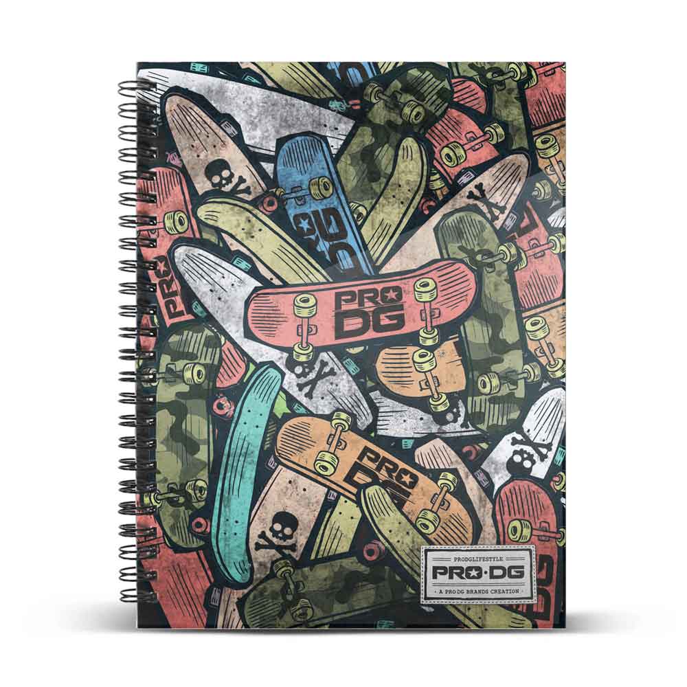 PRODG Cuaderno C DIN A5 Skate Pile