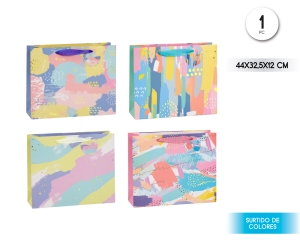 BOLSA REGALO  SOFT COLORES 44*32.5*12